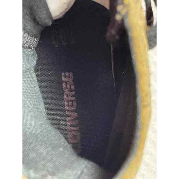 Converse Tan Leopard Print Suede High Top Sneakers Youth Size 11 - Picture 7 of 10